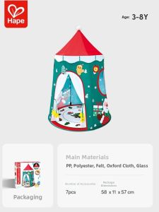 Hape | Childrens Play Tent and Secret Base Small House