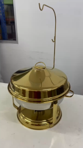 GVW Hanging Chafing Hanged Chafer Bekas Makanan Tray Bertutup Buffet Set Buffet Warmer Buffet Stand