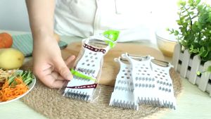Dụng Cụ Cắt Gọt Vỏ Tạo Hình Bào Sợi Rau Củ Quả Tiện Lợi 5 Chức Năng Rẻ Bền Đẹp Dao Bào Rau Củ 2 Đầu GD856-BaoRauCu