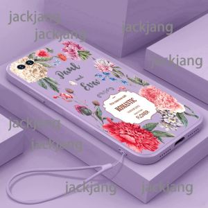 Casing OPPO A15 A15S A35phone case silicone flower and bird pattern soft shell to send lanyard