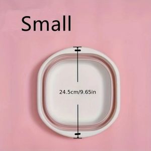 3 Pack Collapsible Tub Wash Basin Laundry Baskets Space Saving Storage Container for Dishing Fruit Camping Laundry Hiking Home