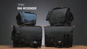 TENBA DNA camera messenger bag for camera and everyday use water resistant for safe camera storage