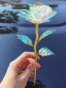 Bó Hoa Hồng Giấy Bạc Màu Sắc Sáng Bóng Quà Tặng Sinh Nhật Quà Tặng Ngày Lễ Tình Nhân Cho Bạn Gái Trang Trí Nhà Đồ Thủ Công