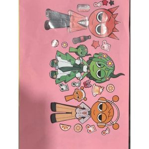 8Sheets/Pack DIY Cartoon Gmae Puzzle Stickers Make a Face Cute Unicorn Cartoon Children Game Creative Assemble Jigsaw Toy Gift