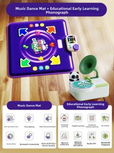 beiens | Educational Music Dance Mat Toy for Kids