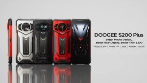 DOOGEE S200 Plus 5G AI Rugged Phone Dimensity 7300 1.32" Rear Display 12GB 512GB 6.72 10100mAh Battery 100MP Camera Smartphone