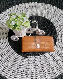 Jimshoney - BIG GENIE WALLET Dompet Lipat Panjang Motif Croco Wanita