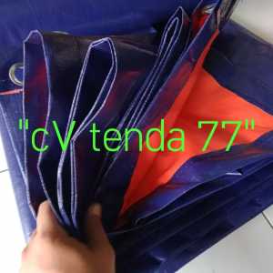 Promo terpal plastik terpal tenda ukuran 2x5 . 2x6 . 2x7 . 2x8 ( lebar x panjang ) BAHAN SEDANG A10