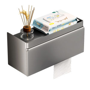 ROLONG | Waterproof No-Drilling Wall-Mounted Toilet Paper Holder
