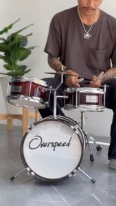 มีรีวิวเสียง กลองชุดเด็ก 3 ใบ Melody / Overspeed JUNIOR DRUM เซ็ท 3 ใบ  ฟรี เก้าอี้+ไม้กลอง มีหลายสีให้เลือก / ครบชุดพร้อมเล่น มีปลายทาง