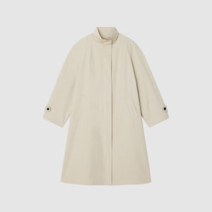 ICICLE | High Density Twill Cotton Single Breasted Trench Coat