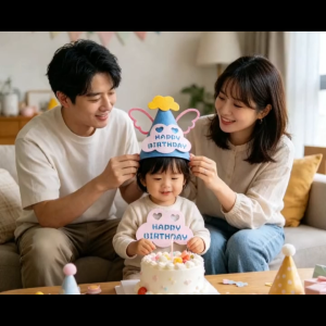 【Minimum discount】Cone Birthday Hat for Kids Adults Happy Birthday Party Baby Shower Debut