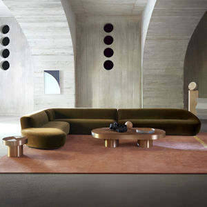 Italian Minimalist Designer Model Combination Sofa Modern Light Luxury House Rest Area Multi-Person Corner Bed & Breakfast Furniture