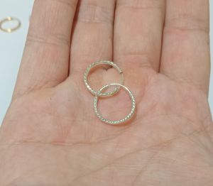 Anting Anak Gipsi Ukir (Perak 925)