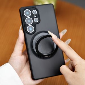 Magnetic Phone Case for Samsung Galaxy S25 S24 S23 Ultra Plus S23 S24 FE S25 Edge A55 A56 A54 360° Roating Ring Shockproof Cover