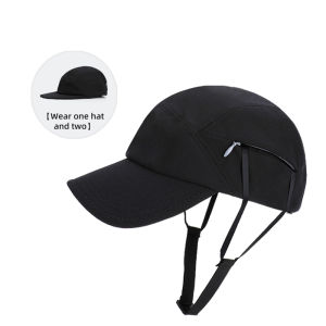 9274-New Summer Womens Outdoor Cycling Sun Hat Womens Lightweight Breathable Baseball Cap Windproof Drawstring Surfing Hat