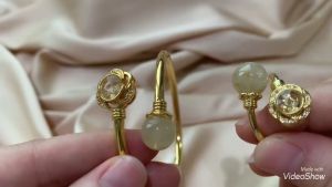 แหวนกังหัน กำไลกังหัน ไหมทอง กังหันหมุนได้ แชกงหมิวนำโชค งานเกรดเอ+