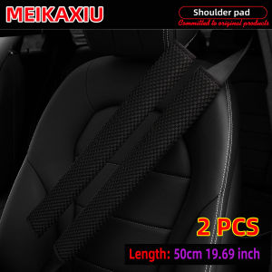 2 Miếng Vải Lưới Giả Lanh Thoáng Khí 50cm Bảo Vệ Vai Xe Hơi Trang Trí Nhiều Dây An Toàn