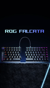 ROG Falcata 75% Wireless ROG HFX V2 Switches Magnetic Hall Effect RGB Ergonomic Gaming Keyboard with Hot-Swappable