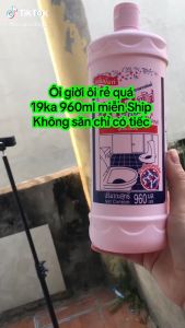( 1 thùng /15 chai ) Nước tẩy rửa nhà vệ sinh toilet bồn cầu Okay công nghệThái Lan dung tích 960ml