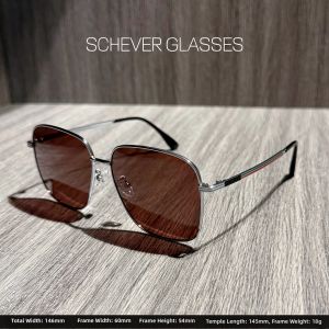 Schever | UV Protection Driving Large Face Amber Polarized Sunglasses
