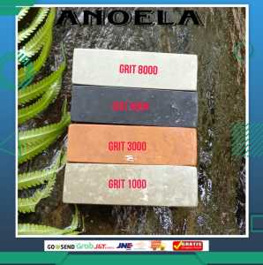 batu asah asli alam 1set isi 4pcs
