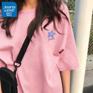 Jeanswest | Áo Thun Tay Ngắn Cotton Sợi Tự Nhiên