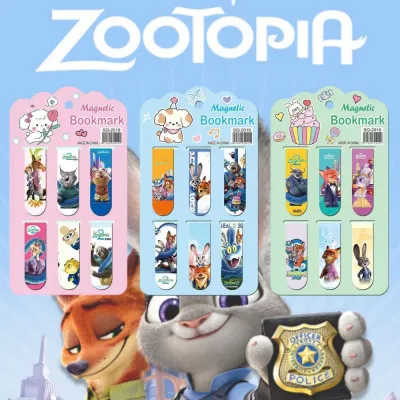 Disney | Random 6Pcs Disney Zootopia Cute Cartoon Bookmarks Foldable Portable Stationery for Students & Office Ideal Gift for Birthday