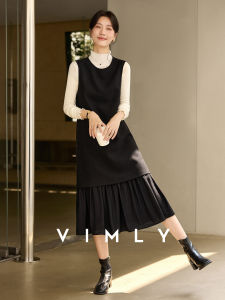 Vimly | Đầm Dáng A Chân Pleats Giảm Cân