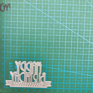 Letter Happy Birthday Metal Cutting Dies Stencils For DIY Scrapbooking Decorative Embossing Handcraft Template