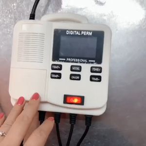 Digital PTC Heating Hair Perm Machine with Hair Roller Digital Pemanas Rambut Mesin Pengeriting Permanen dengan Rol Rambut Styling Alat Peraturan Eropa 220V