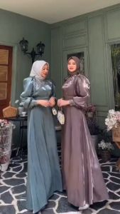 COD BEST SELLER ANABEL SHIMMER DRESS TILLE PAYET GAMIS KONDANGAN SHIMMER WANITA BRIDESMAID