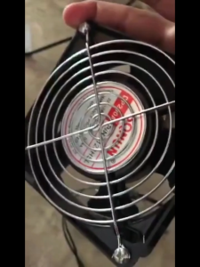 220V AC 120mm Blower Exhaust Cooling Fan 120x120x25mm Metal Blower Fan Incubator Fan Axial Fan