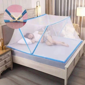 Portable No Assembly Needed Mesh Canopy Bed Net