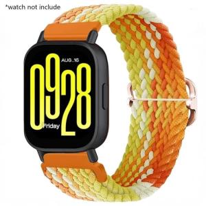 20mm 22mm nylon braided strap for Redmi Watch 5 Active 5Lite soft comfortable bracelet band for Xiaomi Redmi Watch 3Active/Lite
