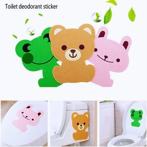 Cartoon Toilet Deodorant Stickers Deodorizing Toilet Stickers Bathroom Toilet Decoration Sticker