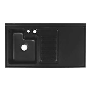 MAKEMINGTUO | Custom Balcony Integrated Quartz Stone Laundry Sink with Washing Board