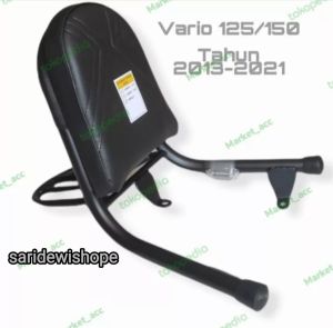 SENDERAN SANDARAN JOK BELAKANG MOTOR VARIO 150/125 2013 sampai 2023 OLD NEW ESP FI LED