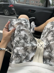 Quần Short Dệt Kim Phong Cách Mỹ Cổ Điển Mùa Hè Mỏng Nhanh Khô Thường Ngày Bãi Biển Thoáng Khí Mát Mẻ Rộng Rãi Thể Thao Quần