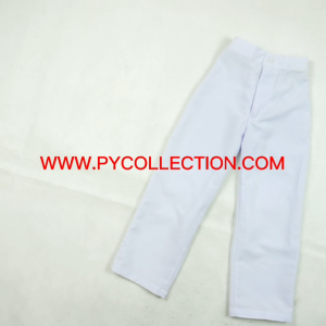 Seluar Melayu Sekolah Putih Nila Kain Licin Koshibo/School Uniform Agama Rendah - Unipro UP008