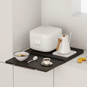 Encora Dulang Gelongsor Dapur Rak Luncur Dapur Countertop Pull Out Tray Sliding Tray Kitchen Appliance Sliding Tray