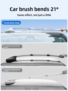 MONLEYTA | Car Wash Brush Extendable Soft Bristle No Scratch Car Cleaning Tool Set Auto Detailing Squeegee Kit MONLEYTA X0709104920