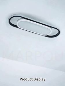 LED Ceiling Light 220V 41CM Rectangular Strip Light Modern Minimalist Home Decor Corridor Light for Stairwells Entrance Balcony