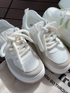 2025มาใหม่ รุ่นQ89 รองเท้าผ้าใบผู้หญิง รองเท้าผ้าใบสีขาว ใส่สบาย ทนทาน เบา ใส่สบาย ใส่สวยมาก วิทยาเขตสไตล์เรียบง่ายและใจกว้าง