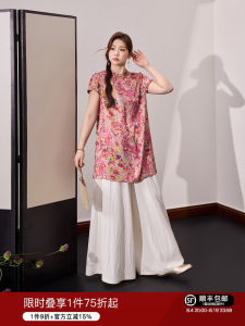 Large Size Modified Qipao for Pear-shaped Summer Super Slimming
