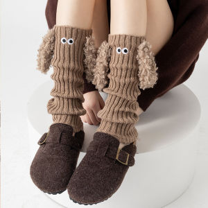 JIFANPAUL | Cute Dog Pattern Thickened Sweet Lolita Style Crew Socks