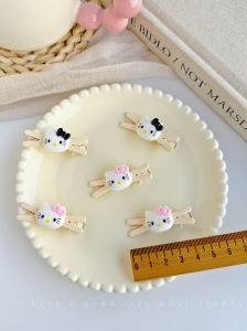 Cute Kitty Hair Accessories Side Bangs Clip Children Hair Clips Little Fresh Girl Baby Headwear Sweet Style Winter New Arrival