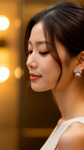 [SG] Crystal Star Stud Earrings | Minimalist Sparkling Star Earrings | Dainty Everyday Crystal Studs | Elegant Celestial Jewellery | ear me out (EMO-40)