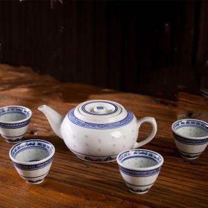 Vintage Style Handmade Tea Pot with Cup