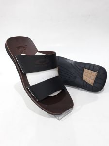 SANDAL PRIA BAN DUA MODEL SIMPLE TTP DISUKAI SLIP ON  KULIT NUBUCK